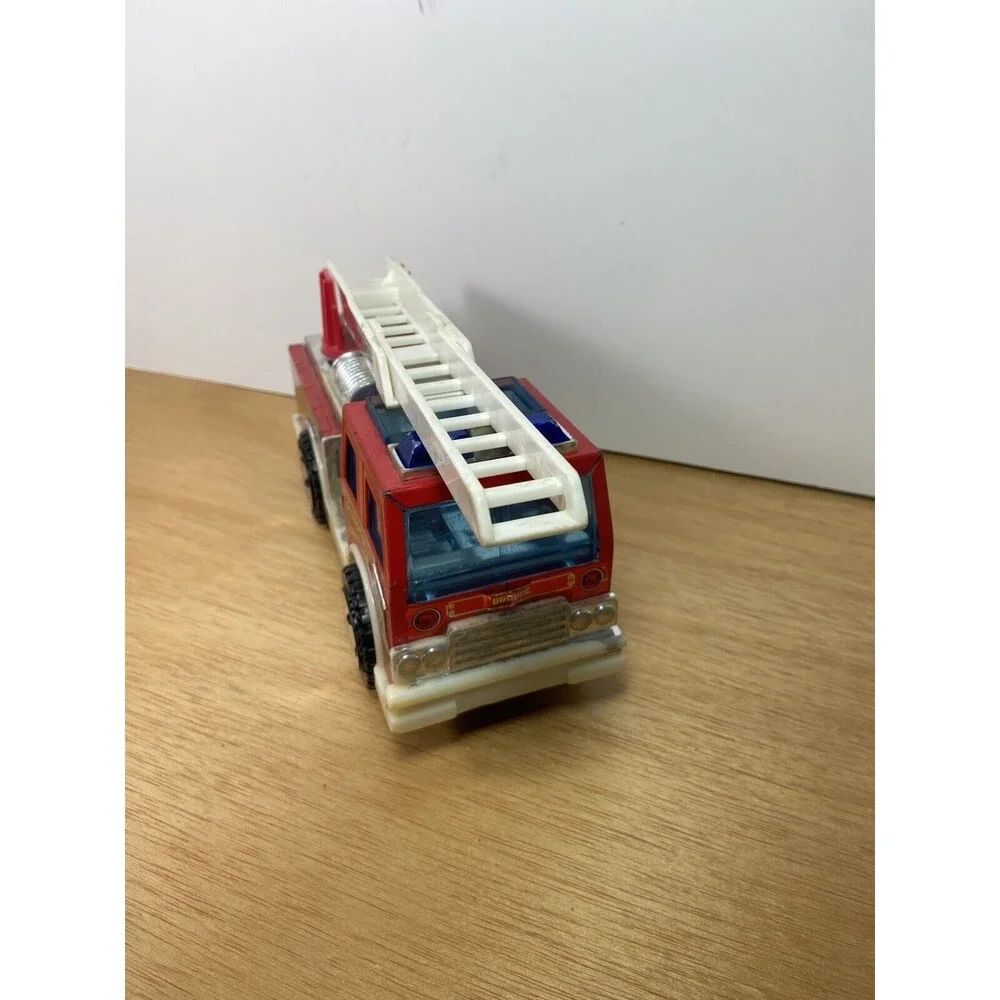 1989 BUDDY L Big Bruiser Pumper Fire Truck Plastic & Metal VTG
